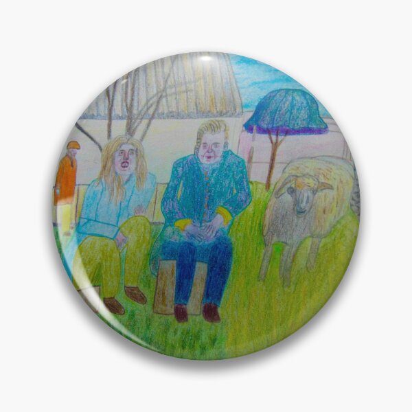 Item preview, Sheep farmer in work designed and sold by MartaTerkiewicz.