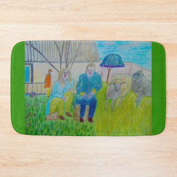 Item preview, Sheep farmer in work designed and sold by MartaTerkiewicz.
