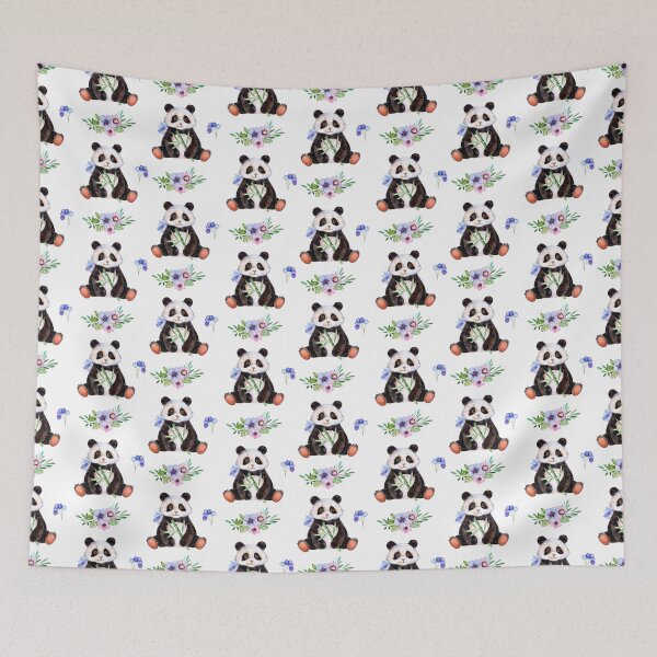 Item preview, Cute Panda Pattern designed and sold by stylebytara.