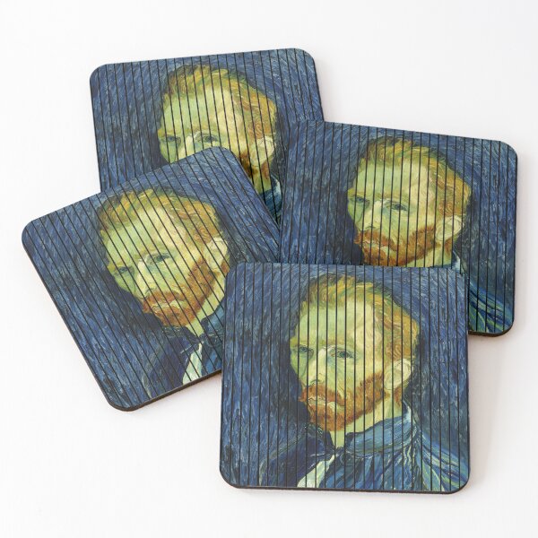 Item preview, Striped Self-Portrait by Vincent van Gogh designed and sold by ramazis.