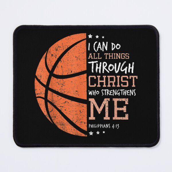 Aperçu de l'œuvre Philippiens 4 13 I Can Do All s Christian Basketball T-shirt créée et vendue par BindelGeoffrey.