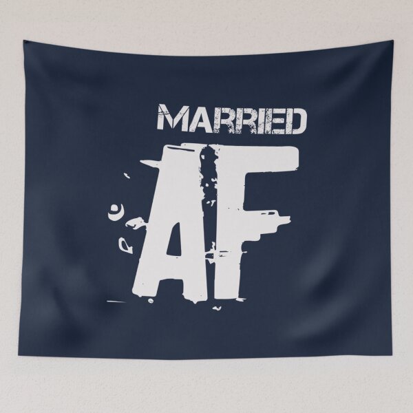 Item preview, Married AF  As F  Funny Humor Marriage designed and sold by ErionHoxhallari.