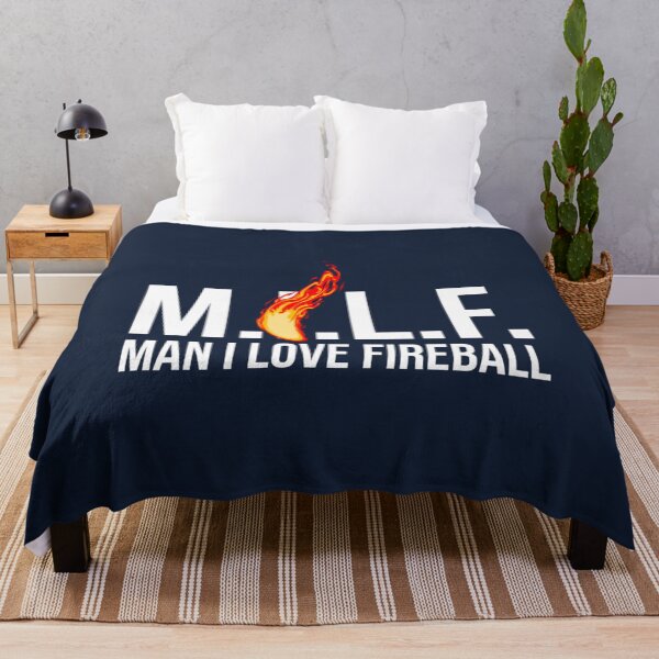 Item preview, Man M I L F I Love Fireball Gift designed and sold by ErionHoxhallari.