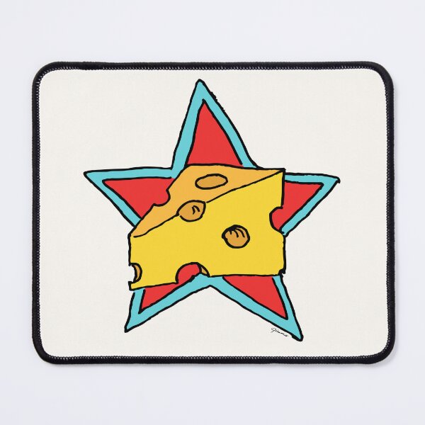 Item preview, Cheese Superstar Gourmet Food Cartoon designed and sold by ElJimmo.