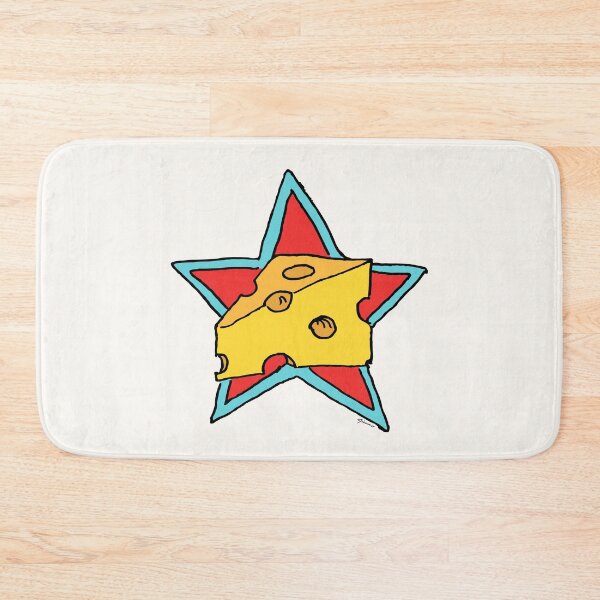 Item preview, Cheese Superstar Gourmet Food Cartoon designed and sold by ElJimmo.