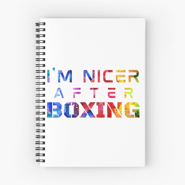 Item preview, I'm Nicer After Boxing watercolor designed and sold by Joanna-Asia.