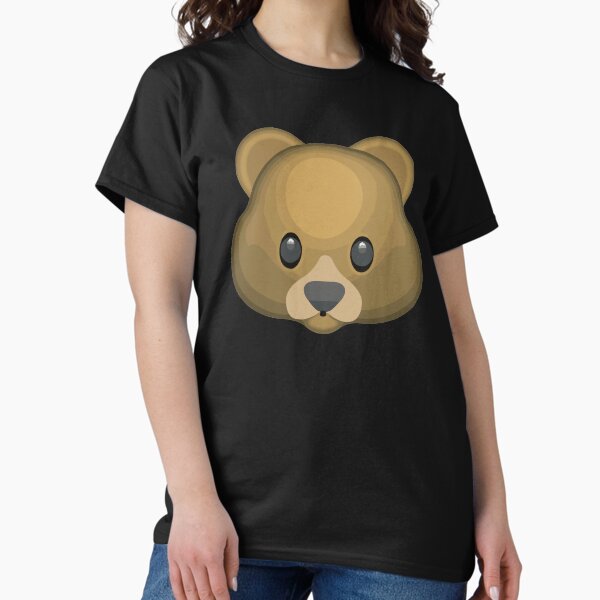 Item preview, Bear face emoji designed and sold by totesemotes.