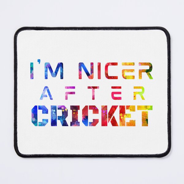 Item preview, I'm Nicer After Cricket watercolor designed and sold by Joanna-Asia.