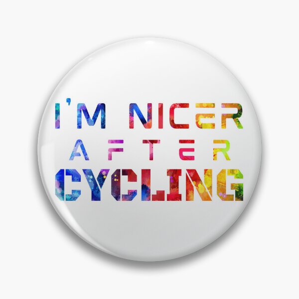 Item preview, I'm Nicer After Cycling watercolor designed and sold by Joanna-Asia.