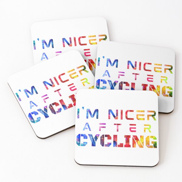 Item preview, I'm Nicer After Cycling watercolor designed and sold by Joanna-Asia.