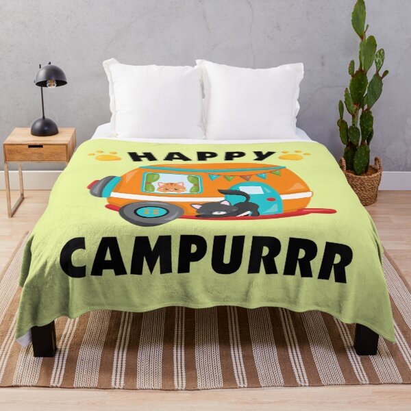 Item preview, Funny Camping With Cats Kitty Fisherman Camper Gift designed and sold by queencrown.
