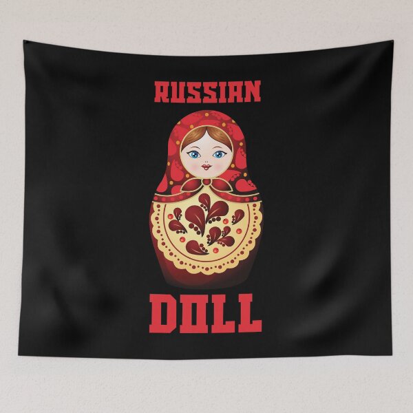 Item preview, More Then Awesome Russian Doll - Matrioshka Flag Tee Peace Grater Together Tee designed and sold by Weissnat1982.