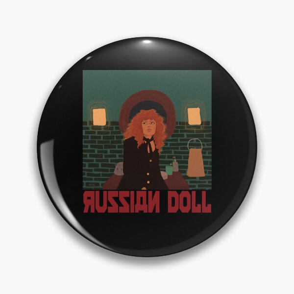 Item preview, Music Retro Russian Doll White Black Red With Deep V Neckline designed and sold by Weissnat1982.