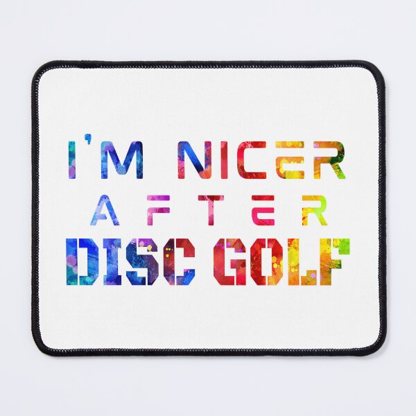 Item preview, I'm Nicer After Disc Golf watercolor designed and sold by Joanna-Asia.