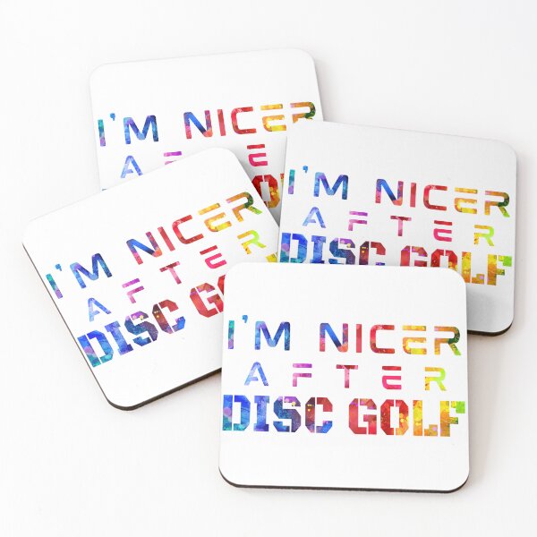Item preview, I'm Nicer After Disc Golf watercolor designed and sold by Joanna-Asia.