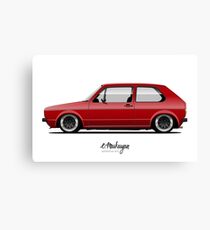 Golf mk1 Canvas Print