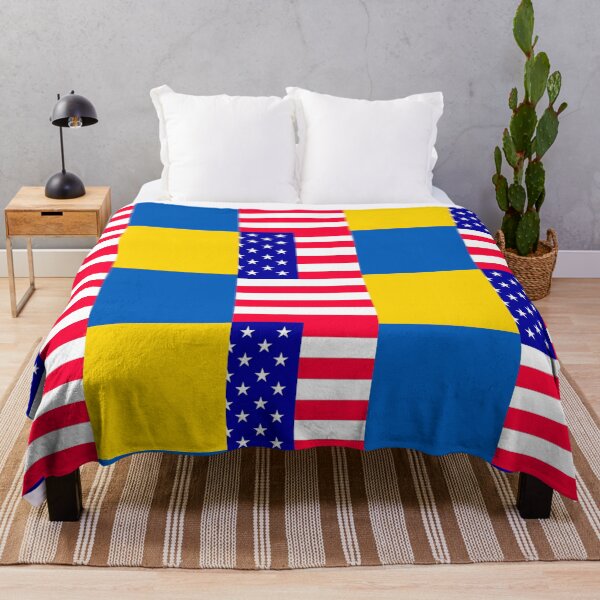 Item preview, USA Ukraine National Flags designed and sold by RiadMannan.