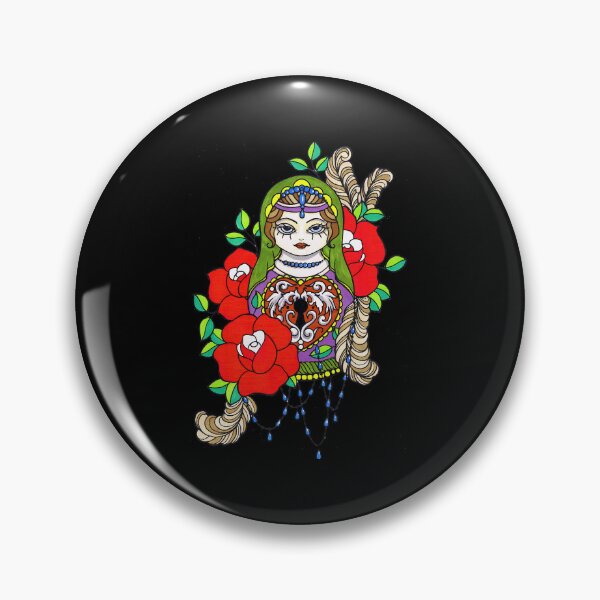 Item preview, Music Vintage Retro Russian Doll And Roses Softstyle Tee Nesting designed and sold by Weissnat1982.