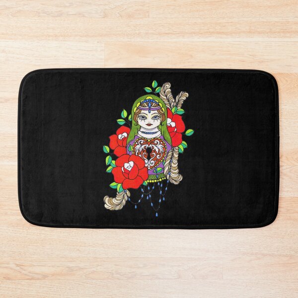 Item preview, Music Vintage Retro Russian Doll And Roses Softstyle Tee Nesting designed and sold by Weissnat1982.