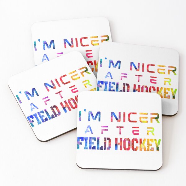 Item preview, I'm Nicer After Field Hockey watercolor designed and sold by Joanna-Asia.