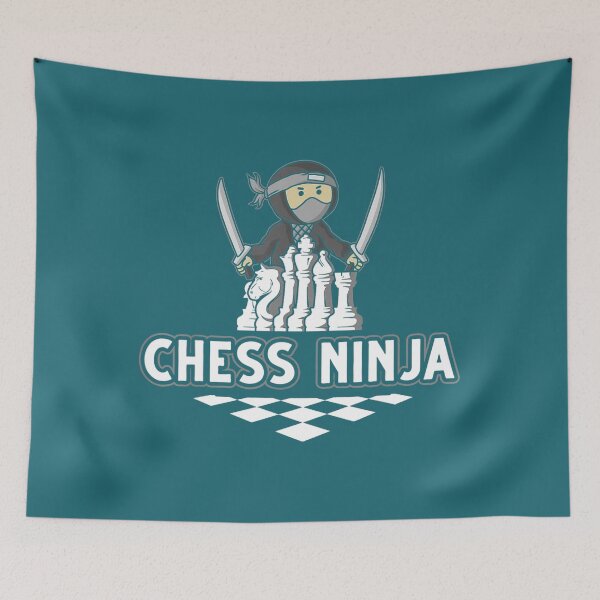 Item preview, Funny Chess Design Kids Boys Girls Ninja Chess Lover Players designed and sold by icecoconut.
