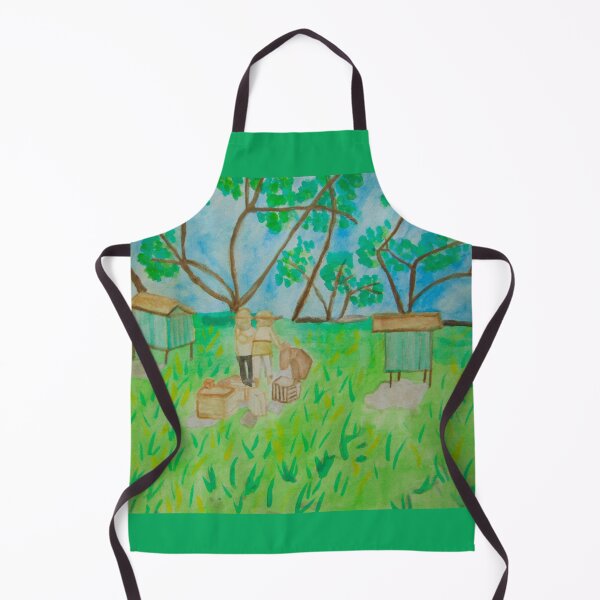 Item preview, Apiary with apiarist designed and sold by MartaTerkiewicz.