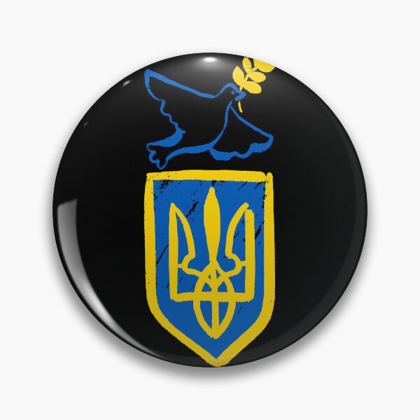 Artikelvorschau, Ukraine-Flaggensymbol mit Friedenstaube entworfen und verkauft von bestic.