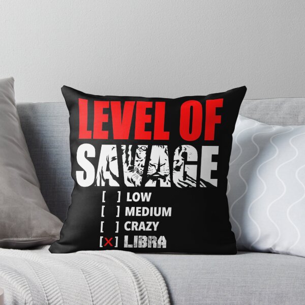 Item preview, Level of Savage Libra - Beast Animal Work Out Weight Lifting Gym T Shirt designed and sold by JukeLox.