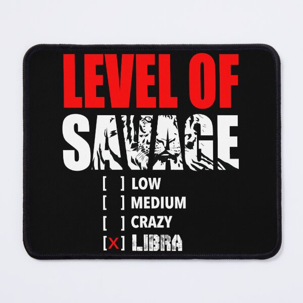 Item preview, Level of Savage Libra - Beast Animal Work Out Weight Lifting Gym T Shirt designed and sold by JukeLox.