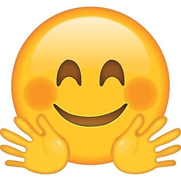 Vorschaubild zum Design Umarmender Gesicht emoji Aufkleber von totesemotes
