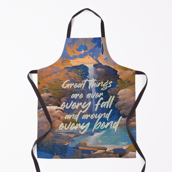 Item preview, Inspirational Quotes - Hiker - Nature -Waterfall designed and sold by CattlettArt.