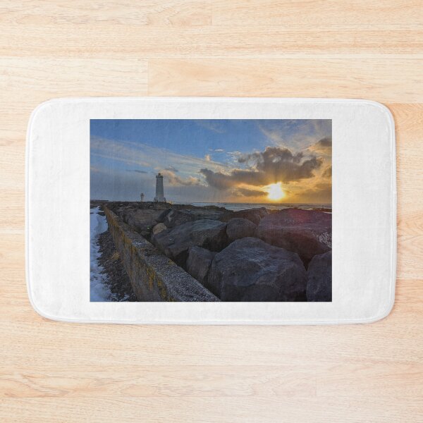 Item preview, Akranes lighthouse Iceland designed and sold by Kirstynmichelle.