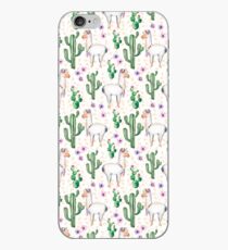 Funny Llama Pattern iPhone-Hülle & Cover