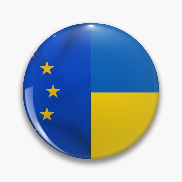 Item preview, EU and Ukraine Flags designed and sold by RiadMannan.