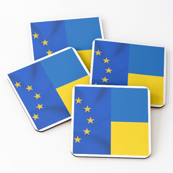 Item preview, EU and Ukraine Flags designed and sold by RiadMannan.