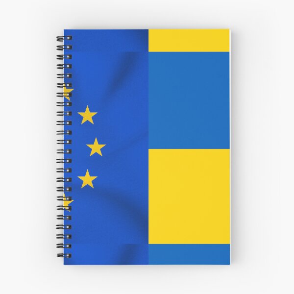 Item preview, EU and Ukraine Flags designed and sold by RiadMannan.