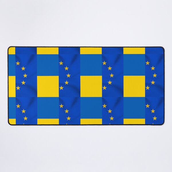 Item preview, EU and Ukraine Flags designed and sold by RiadMannan.