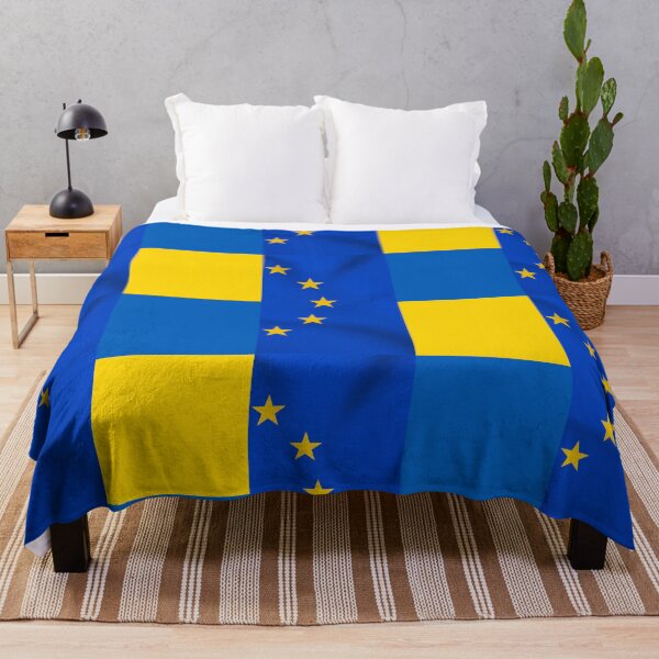 Item preview, EU and Ukraine Flags designed and sold by RiadMannan.