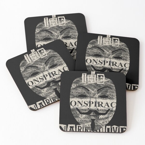 Item preview, Conspiracy Theory Truth Question the Narrative Anonymous Design designed and sold by StreetGlory.