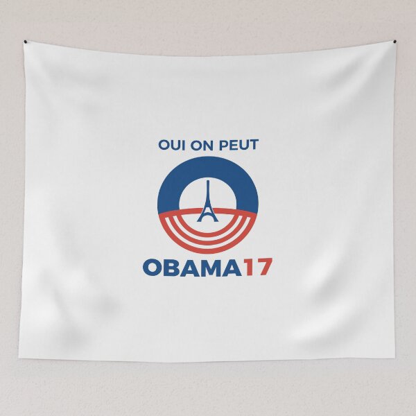 Aperçu de l'œuvre Obama for president (2017 french presidential election) créée et vendue par MrYum.