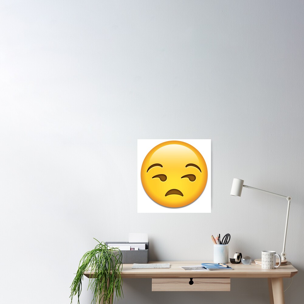 Unamused Face Emojis Stickers for Sale