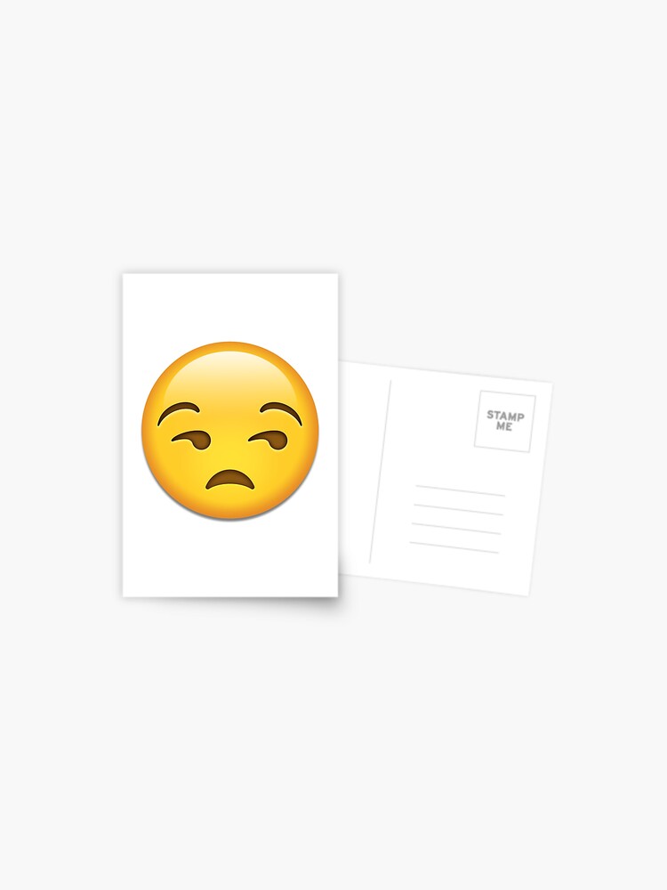 Unamused Face Emojis Stickers for Sale