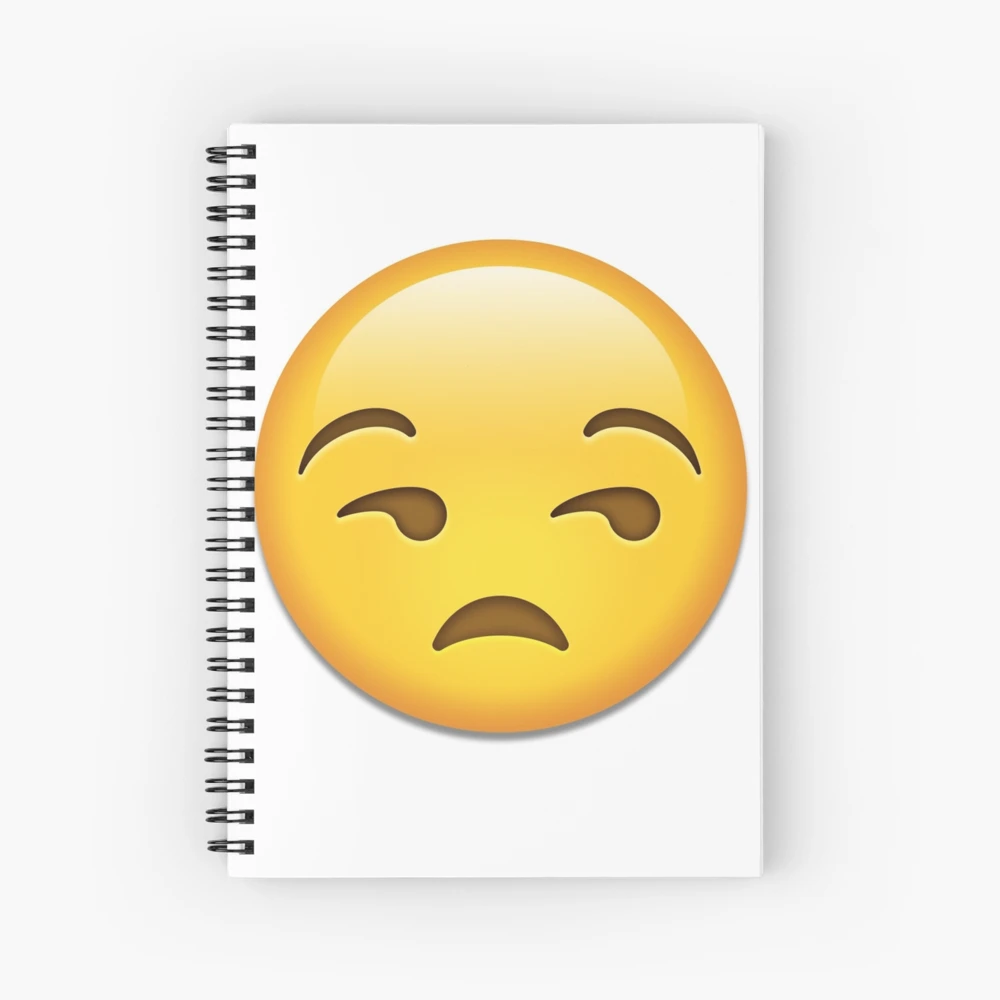 Emoji Faces Coloring Book Art Spiral Notebook for Sale by