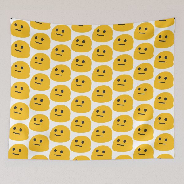 Item preview, Neutral face emoji designed and sold by totesemotes.