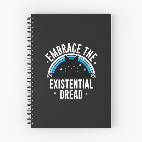 Item preview, EMBRACE THE EXISTENTIAL DREAD FUNNY CAT Premium designed and sold by olgacadb.