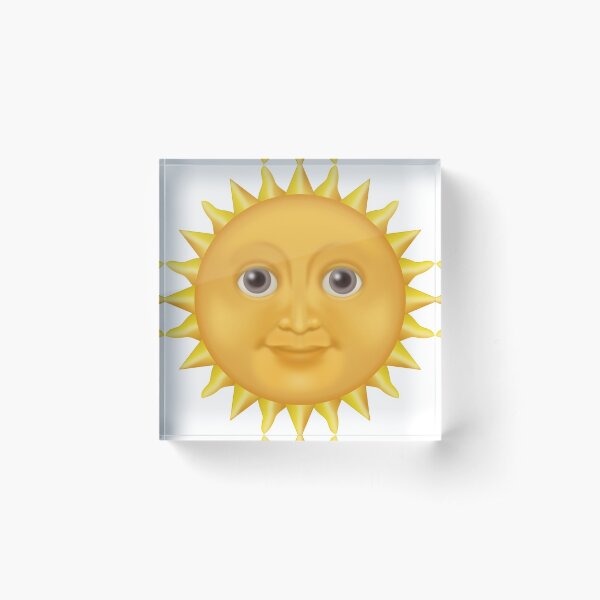 Item preview, Creepy sun emoji designed and sold by totesemotes.