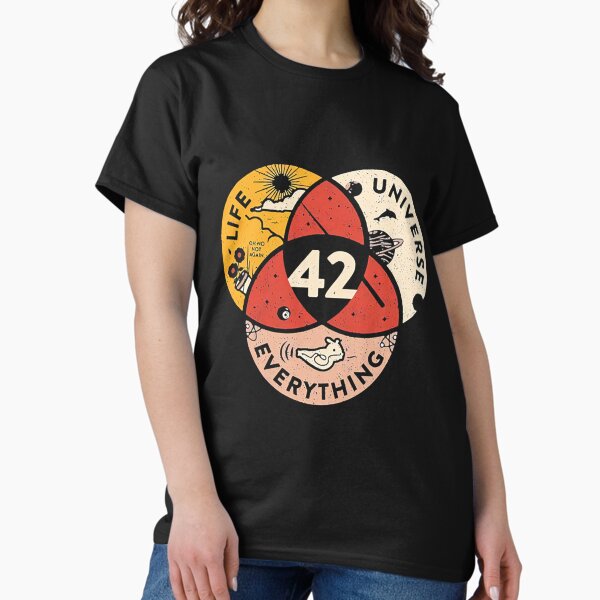 Item preview, 42 The Answer To Life The Universe And Everything Classic  designed and sold by TheCosmicOtter.