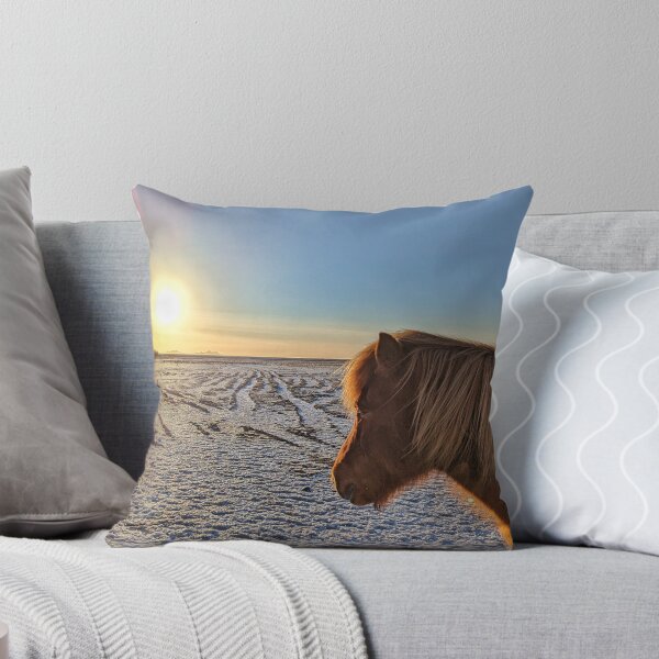 Item preview, Icelandic horse watching the sunset  designed and sold by Kirstynmichelle.