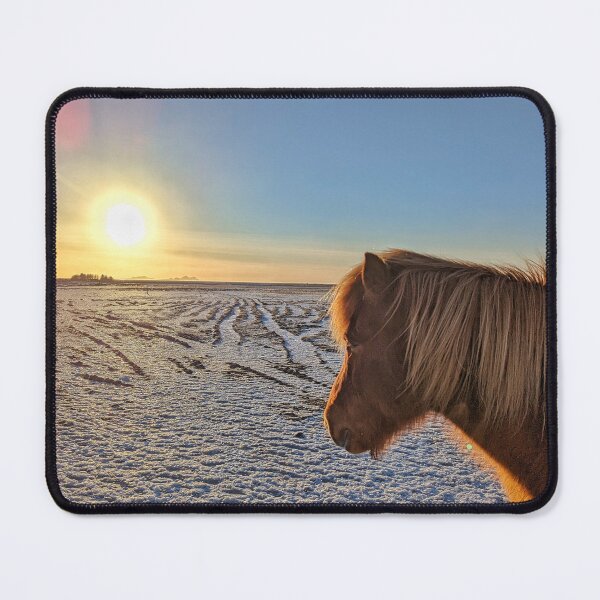 Item preview, Icelandic horse watching the sunset designed and sold by Kirstynmichelle.