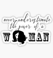 Woman power Sticker